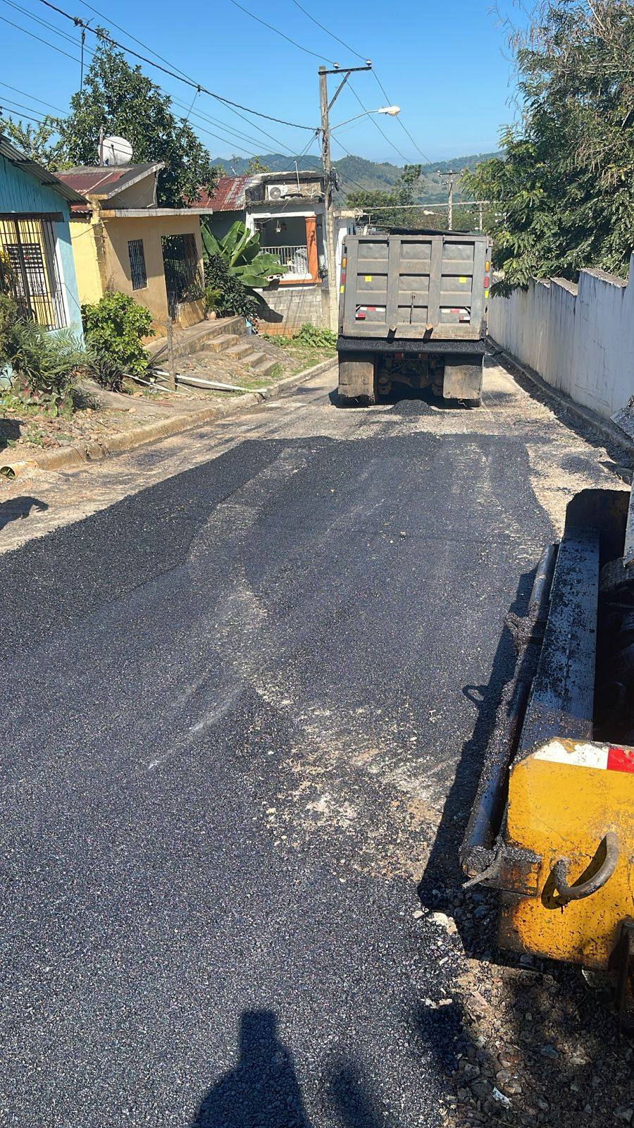 Continua la Reparacion de Las calles del Municipio