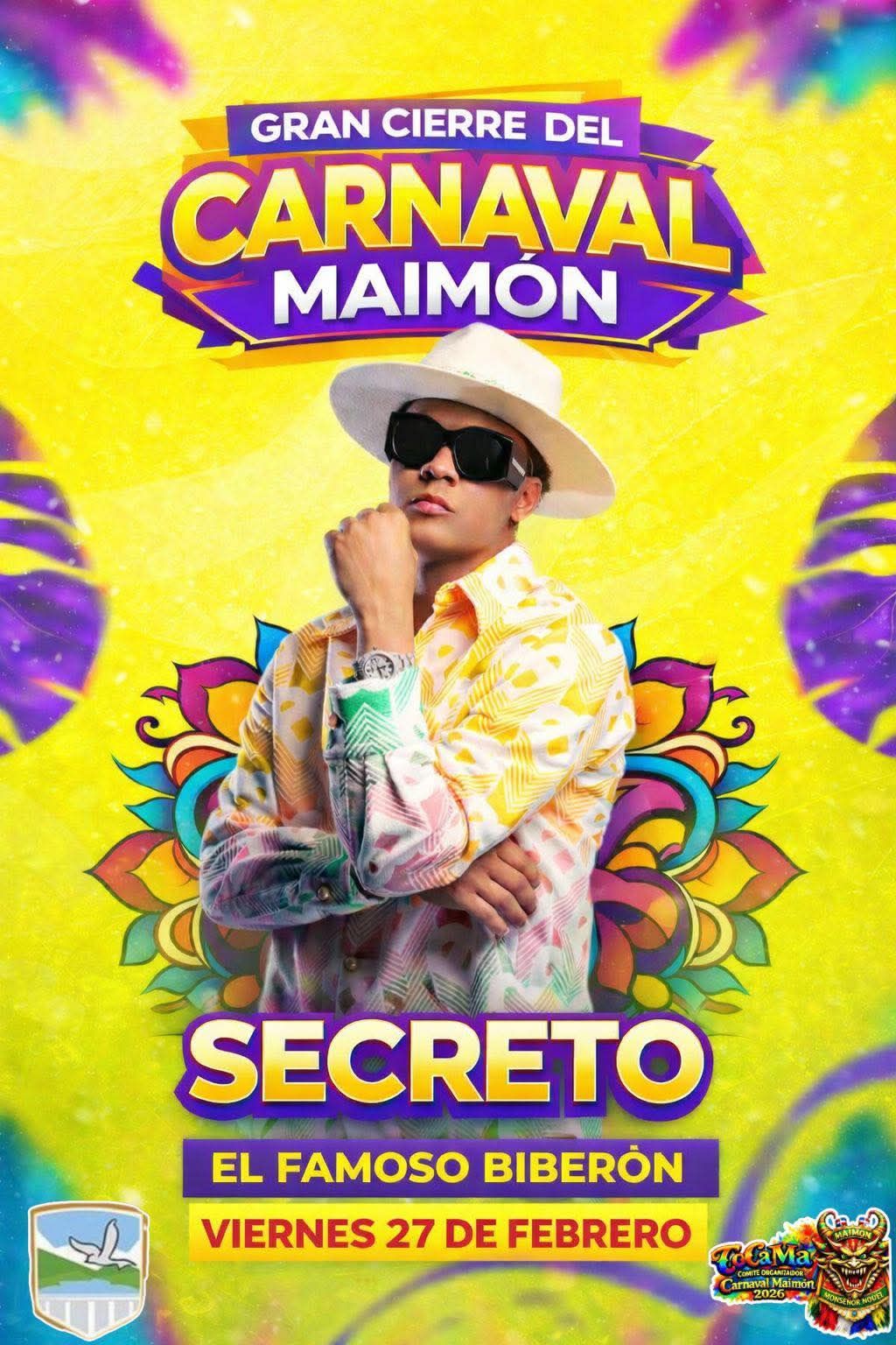 Cierre de oro del carnaval Maimon